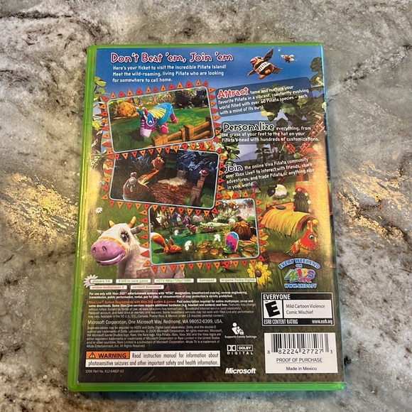 Viva Piñata game for XBox 360! Great condition, comes with manual! - Picture 3 of 4